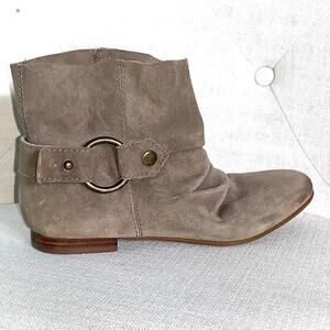 Nine West Vintage America brown tan Leather Ankle Boots women's size 6
